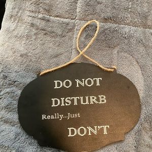 Double sided door sign